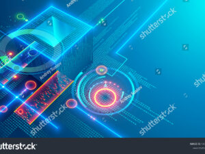 stock-vector-digital-background-cube-or-box-consists-matrix-of-digits-block-chain-of-abstract-finance-data-1430224946